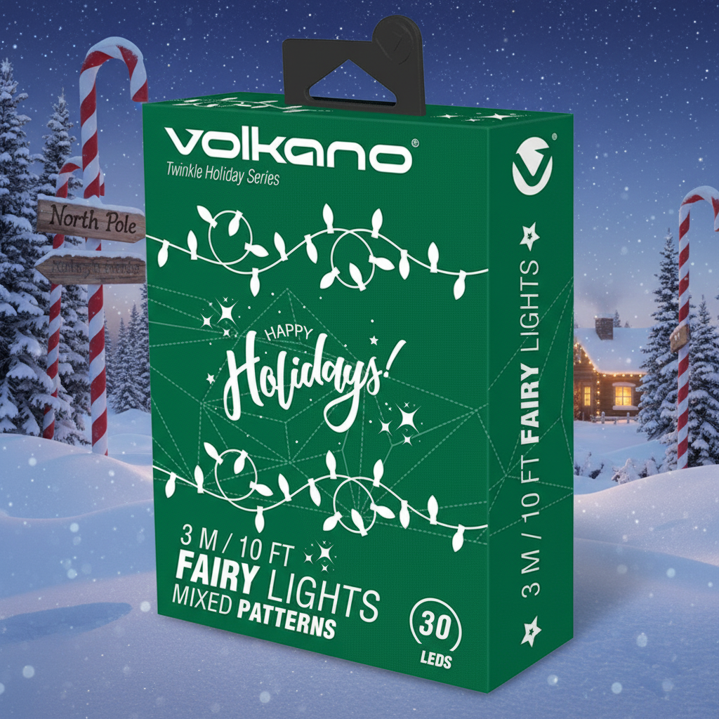 Volkano Twinkle Holiday Series Fairy Light 3m/10ft 30 LEDs