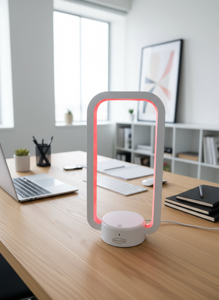 Rectangular USB LED Light With Remote - Rechargeable