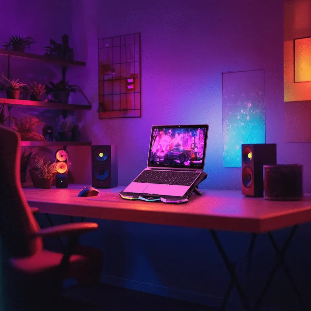 VX Gaming Boreas Series 5-Fan 17 inch Notebook Cooling Stand