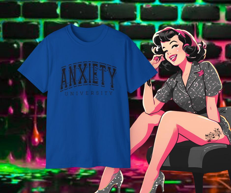 Anxiety University Unisex Sublimation T-shirt