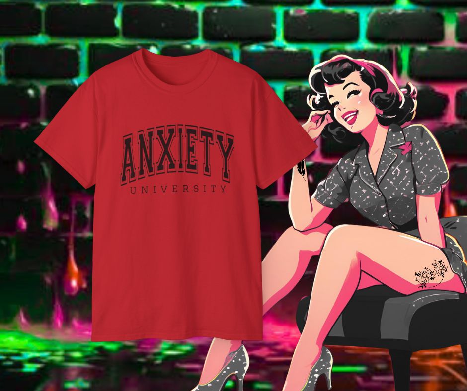 Anxiety University Unisex Sublimation T-shirt