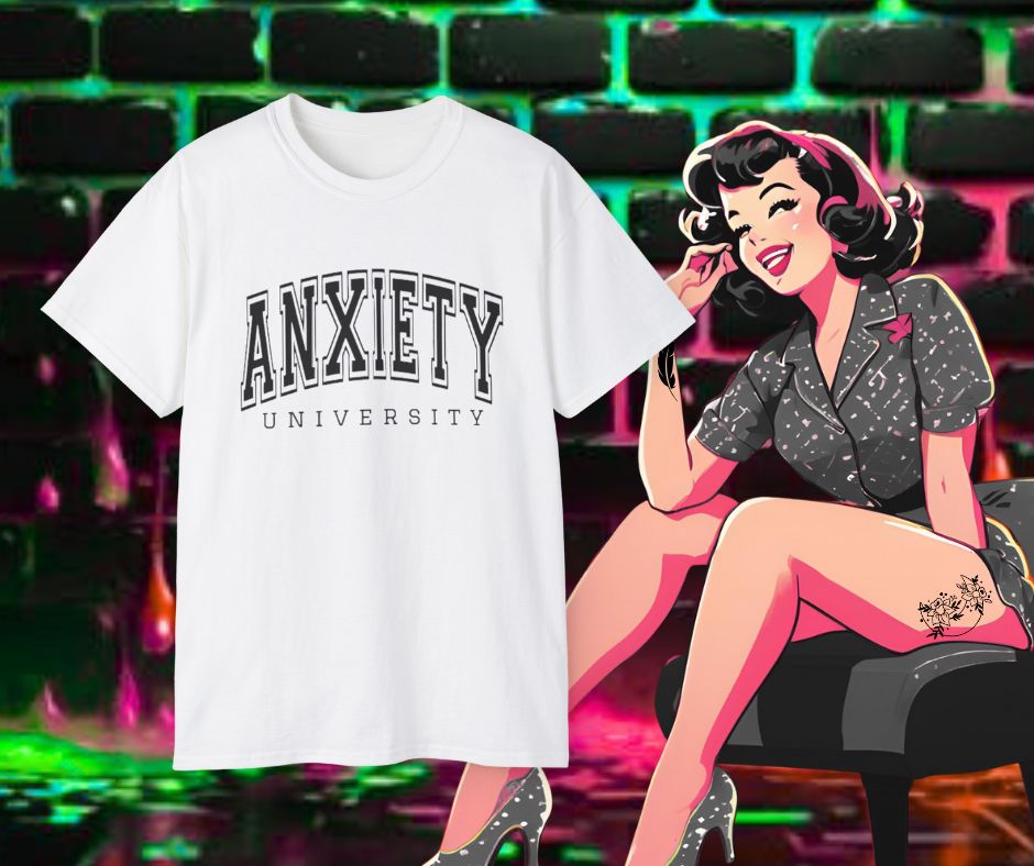 Anxiety University Unisex Sublimation T-shirt