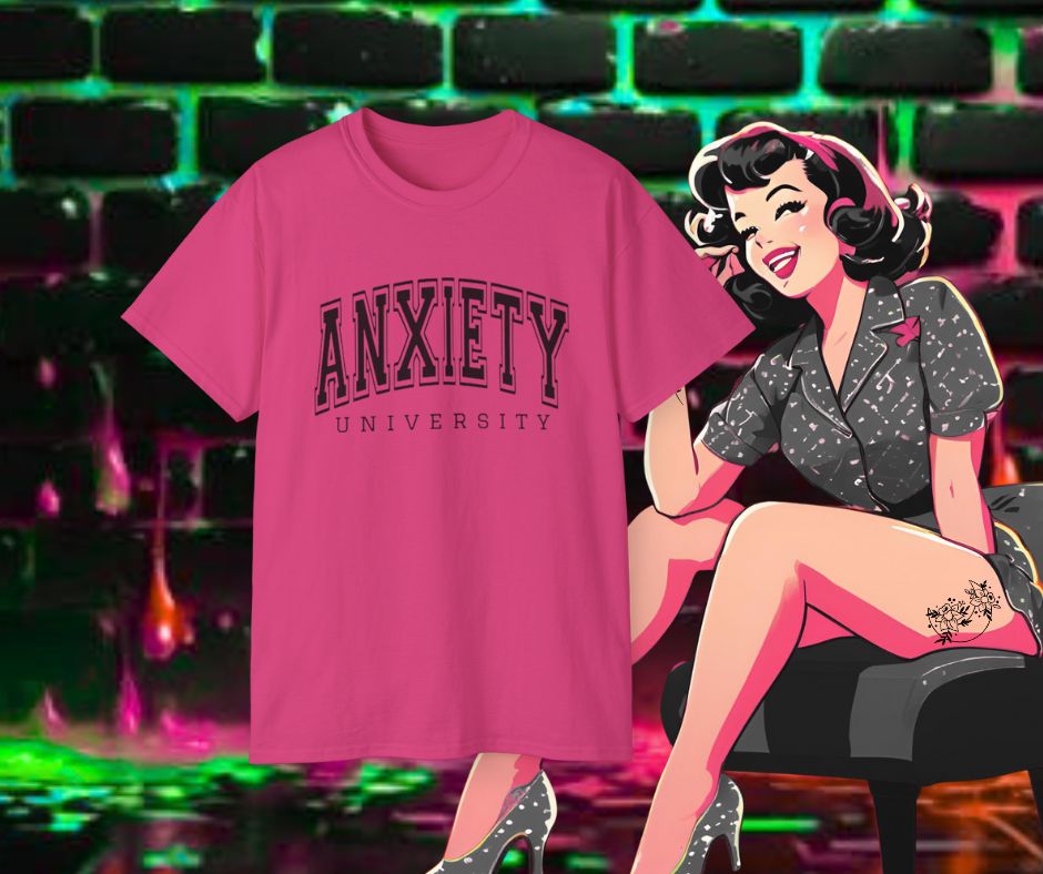 Anxiety University Unisex Sublimation T-shirt