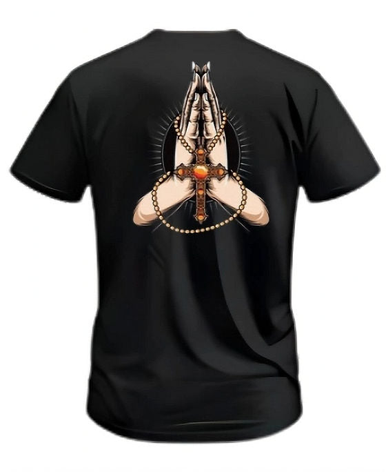 Rosary Praying Hands T-Shirt