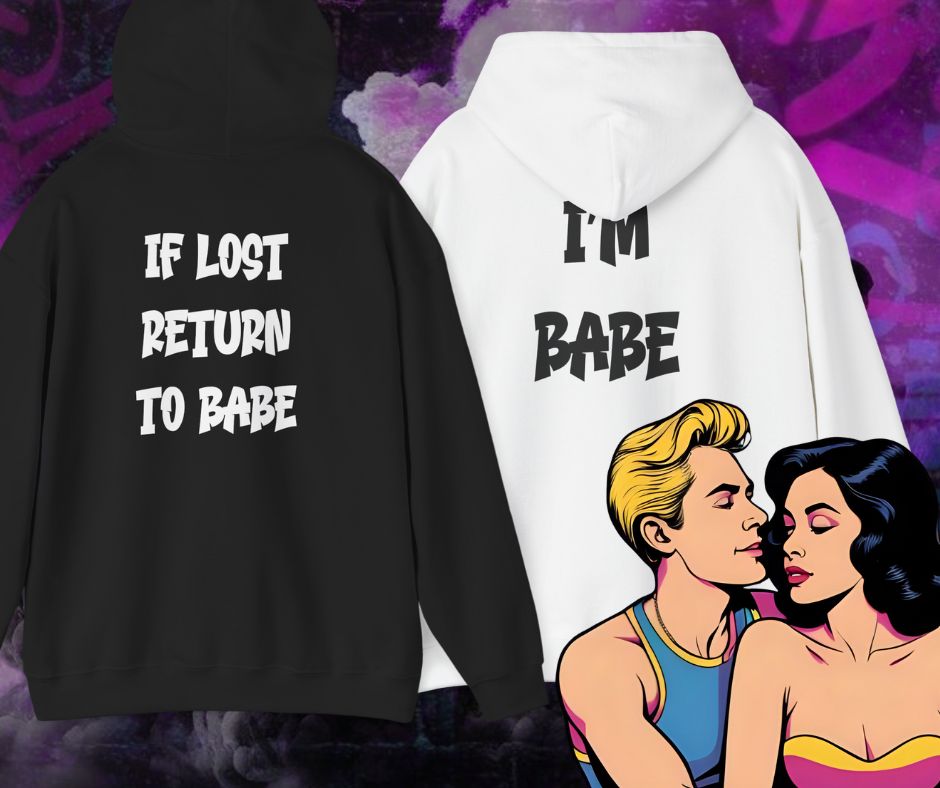 If lost couples Hoodies Htv print