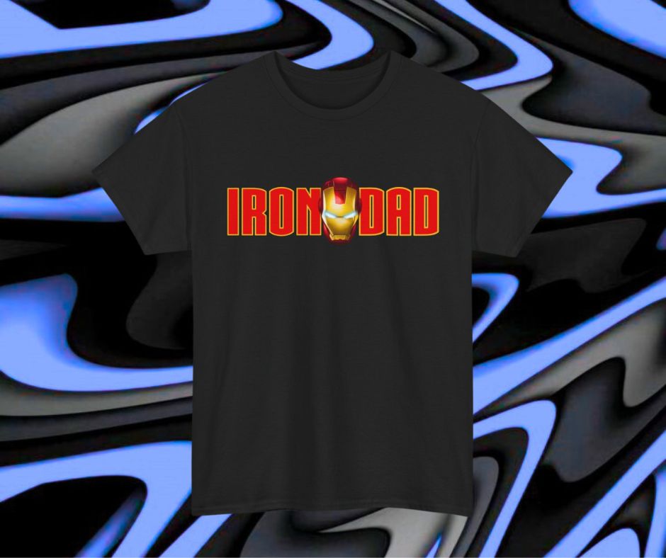 Iron Dad Sublimation HTV print T-shirt