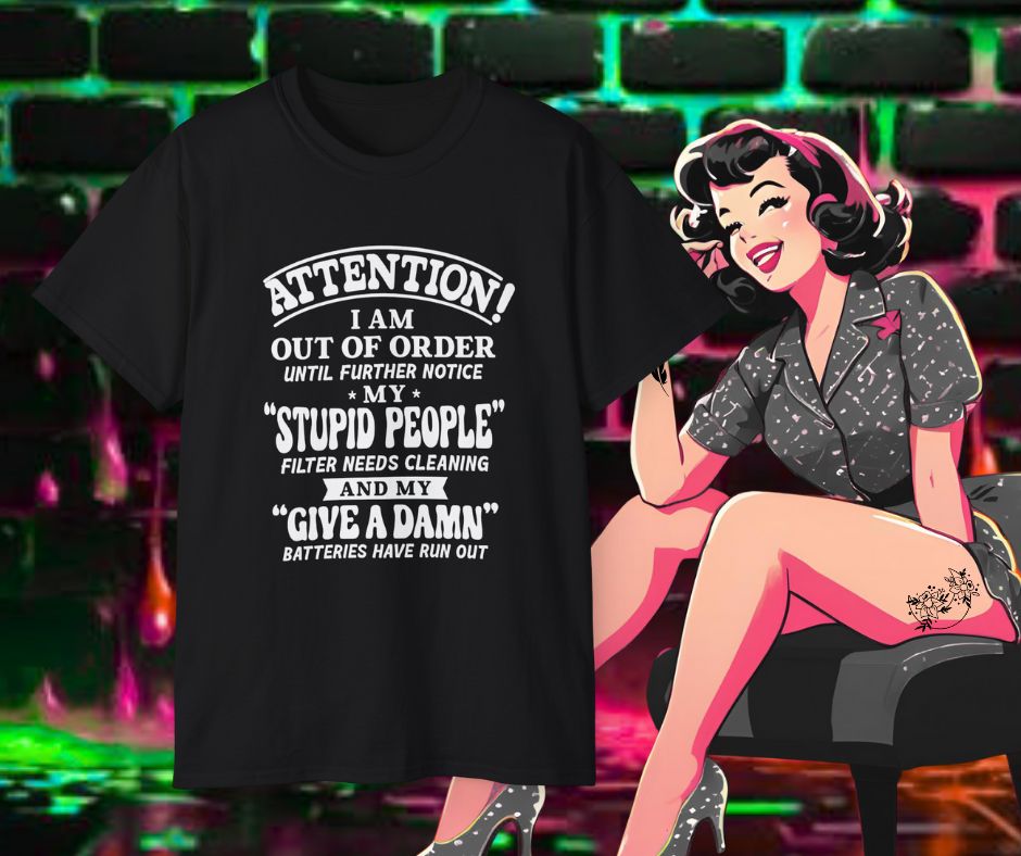 Attention Out of Order Tee