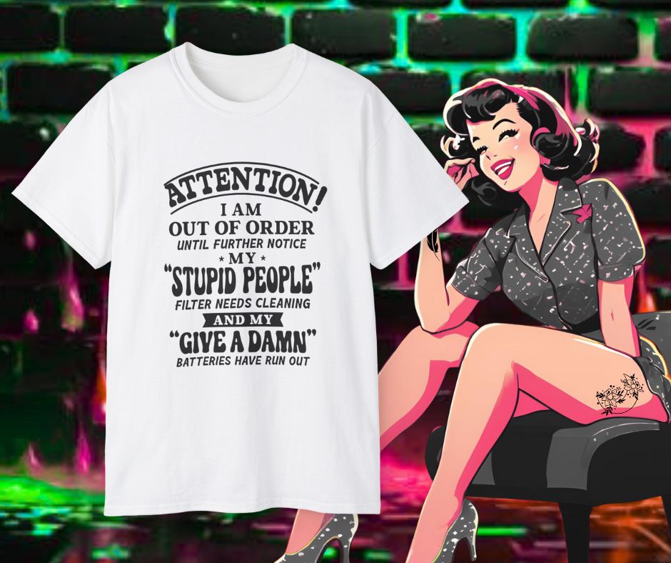 Attention Out of Order Tee