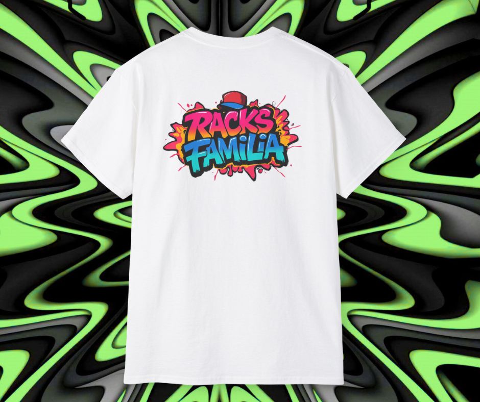 Official RogerRacks Racks Familia Back print tee