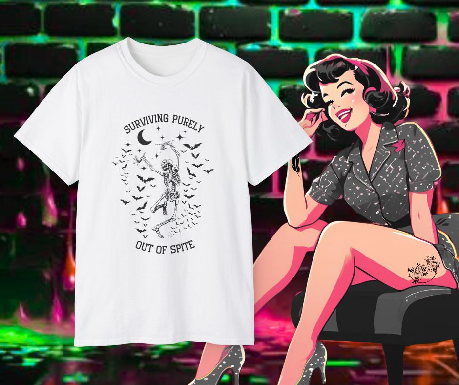 Surviving out of spite HTV T-Shirt