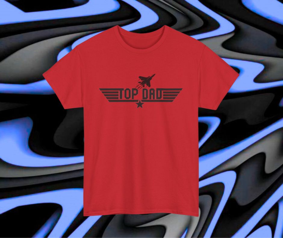 Top Dad Jet Designs Sublimation print T-shirt