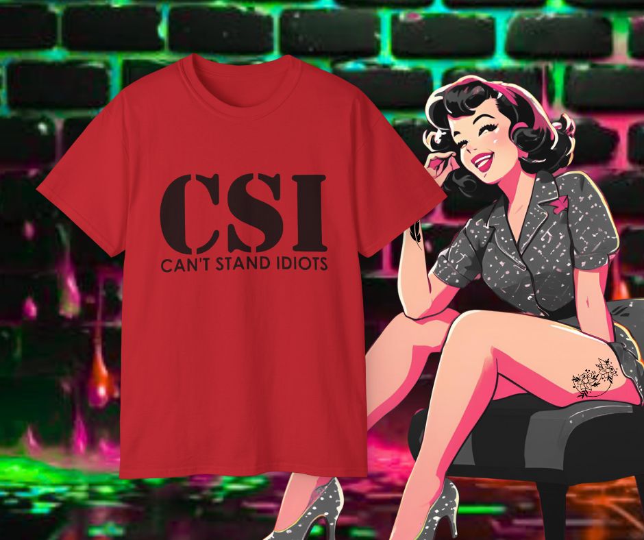 CSI Sarcasm Sublimation Tee