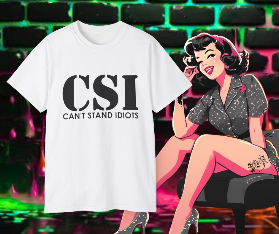 CSI Sarcasm Sublimation Tee