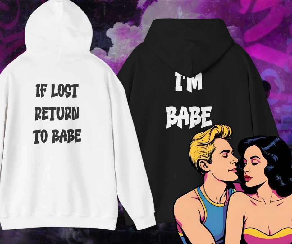 If lost couples Hoodies Htv print