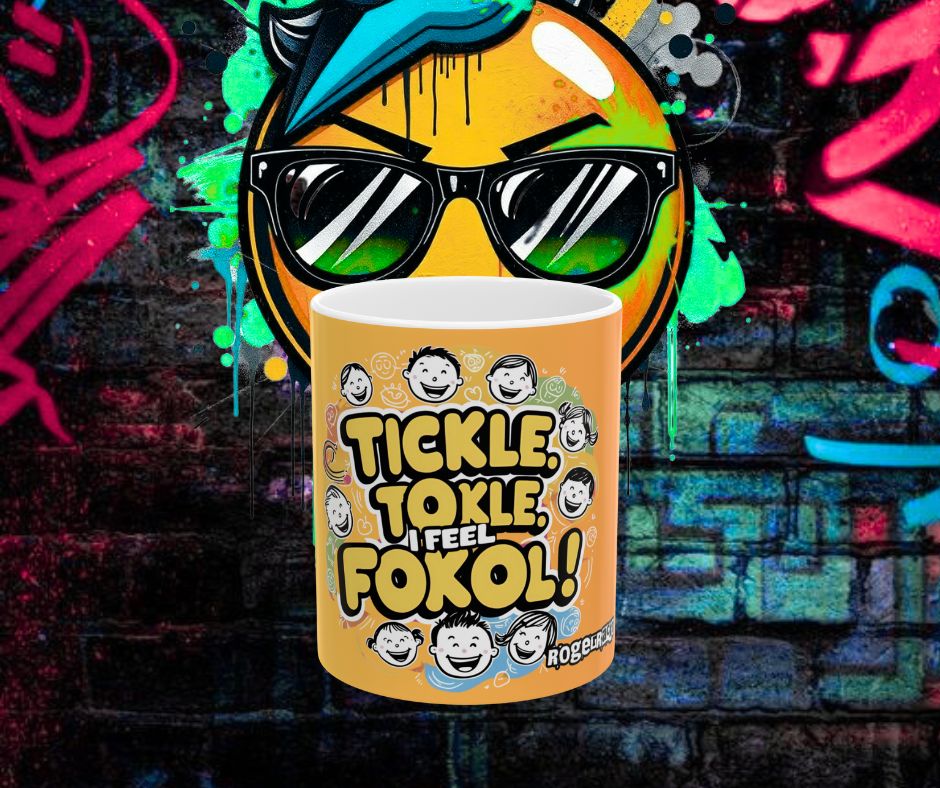 Official RogerRacks Tickle Tokle I feel fokol Sublijation Print 11oz Mug
