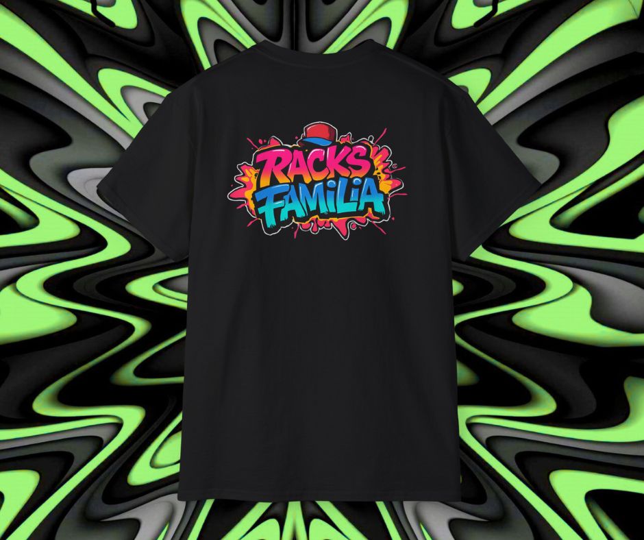 Official RogerRacks Racks Familia Back print tee
