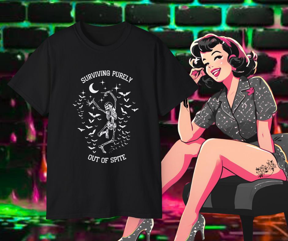 Surviving out of spite HTV T-Shirt